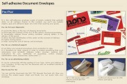   -  -     - Self-adhesive document envelopes